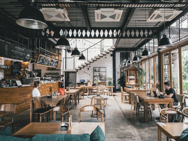 Local restaurant interior Texas